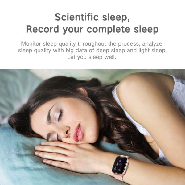 TFT 240*240 Square Shape Smartwatch Fitness Tracker Blood Pressure