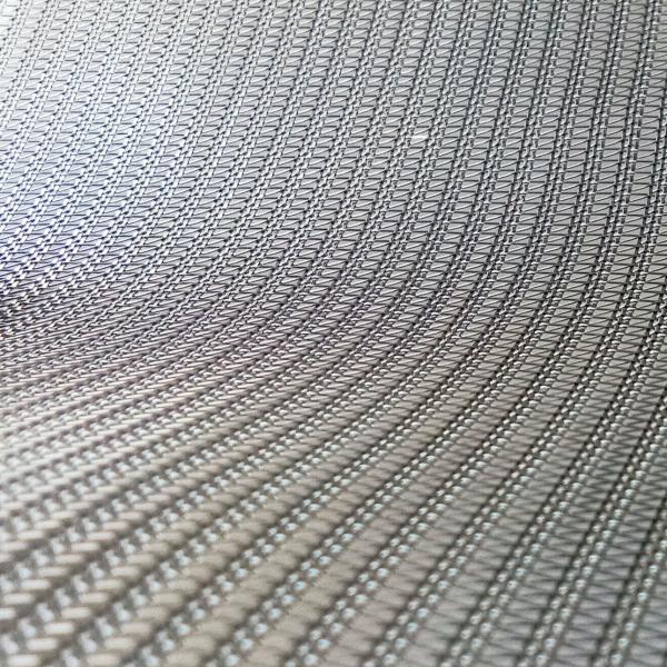 Crystal Clear Metal Laminated Glass Fabric Customized Size