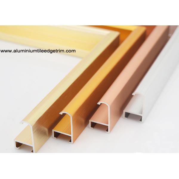 Matt Anodized Rose Gold Aluminium Photo Frame Profile For Indoor and Outdoor