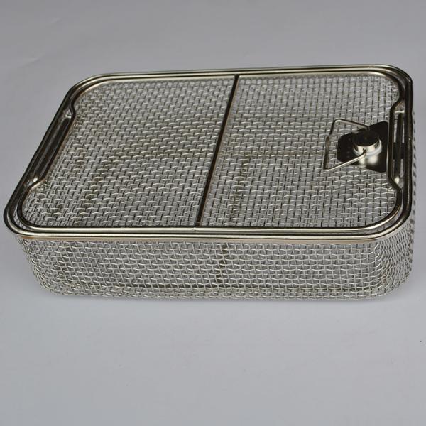 SS201 304 316 Surgical Instrument Tray For Cleaning Sterilizing