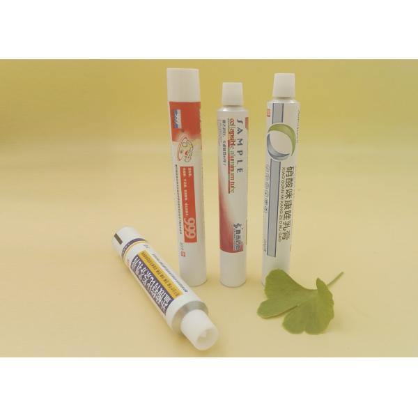 Colorful Printing Aluminium Collapsible Tubes Full Diameter Screw Cap