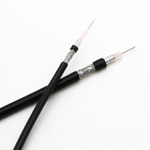 Bare Copper Conductor PVC Jacket Rg59 Rg11 Rg6 Coaxial Cable , CCTV Coaxial Cable CATV Communication