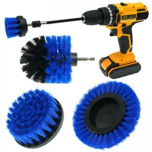 China Electric Drill Scrub Brush Kit 5Pack For Shower Tile on sale