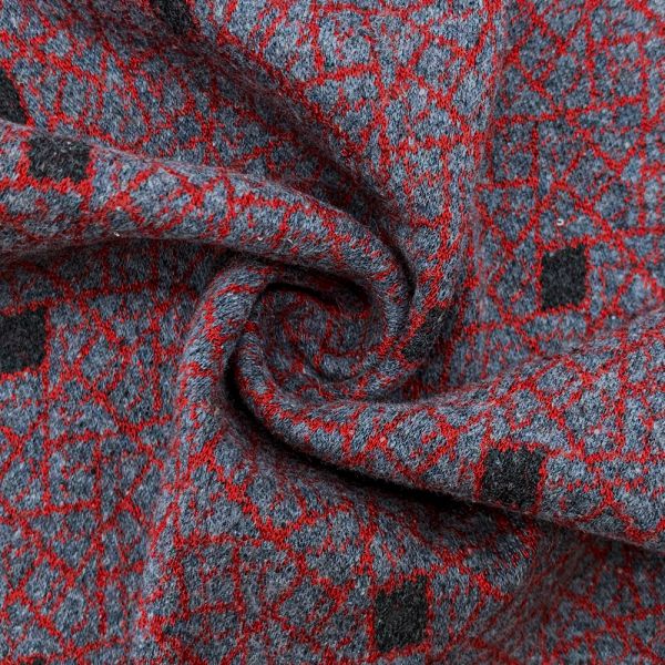 Anti Static Viscose Linen Blend Fabric 330gsm High End Weft Knitted Fabric