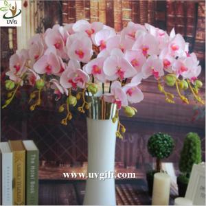 Cheap UVG China supplier make artificial flower arrangements in silk orchid flowers for sale for sale