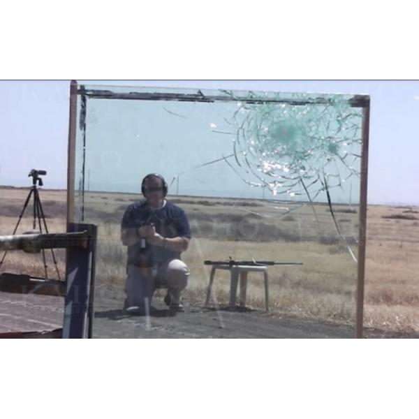 Curved Flat Custom Cut Bulletproof Glass for 10000 Square Meter Performance