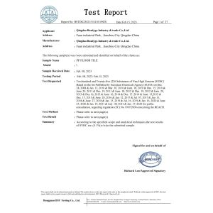 Qingdao Readygo Industry & Trade Co., Ltd. Certifications