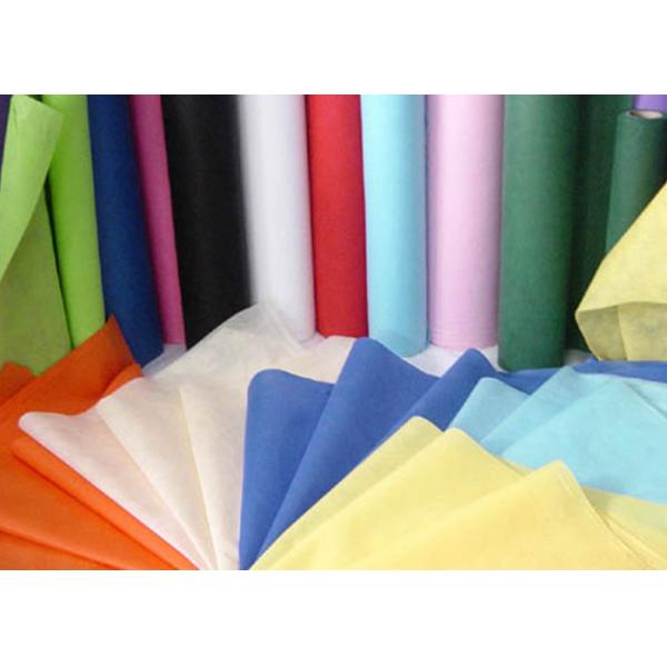 Needle Punched Geotextile / Non Woven Geotextile Fabric in Blue , Pink , Yellow