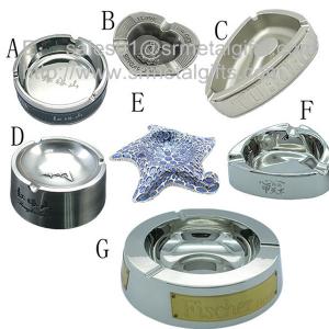 China Custom made designer metal cigarette ashtrays for collecting cigar ashes, on sale