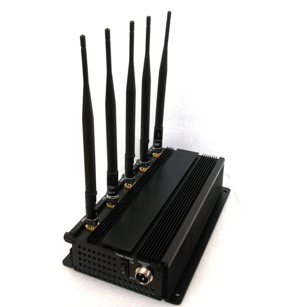 5 Antenna Power Strength Adjustable Mobile phone Jammer GSM/CDMA/DCS/PHS/3G/4G LTE/WiMax