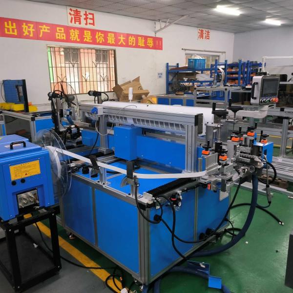 High-speed Car Ac filter making machine 420 Pieces / 1 Hour and Scraping height 10~50mm