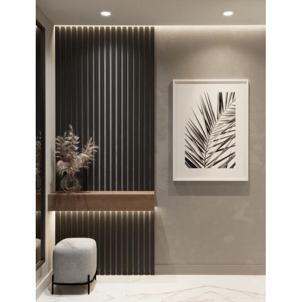 Multicolor Durable Melamine Slatwall Panels Fire Resistant For Corridors