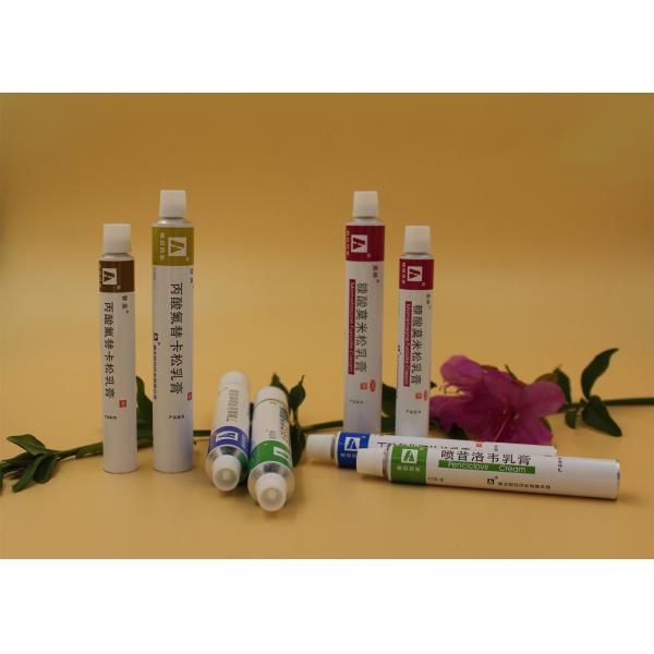 13.5 Mm - 40 Mm Diameter Aluminum Packaging Tubes For Cosmetics / Medicine / Food