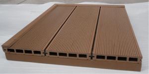 Cheap Hollow WPC Composite Decking / WPC Exterior Laminated Flooring Decking for sale