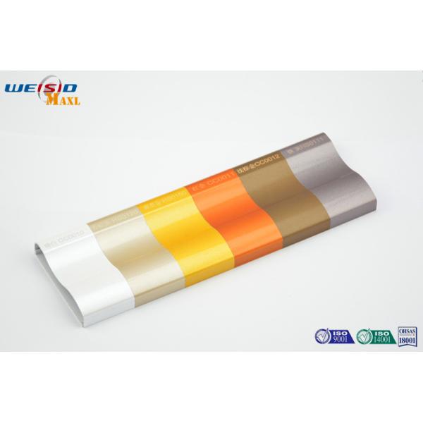 Pearl Glossy Paint Surface Aluminium Window Profiles , Structural Aluminum