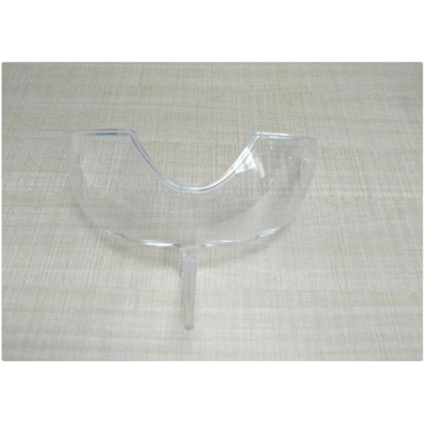 PC Material Molded Plastic Optics Eye Protection Shield Transparent Color