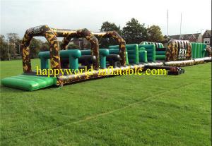 Cheap Jungle themed inflatable obstacle course , inflatable playground balloon for sale