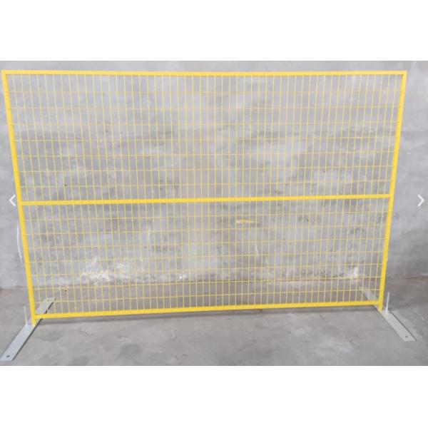 Popular Canada Temporary Yard Fence Color Customized Building Site Security Fencing