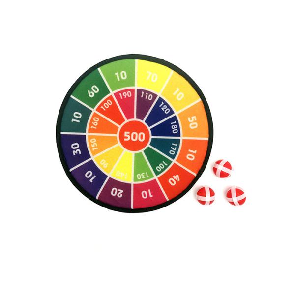 Multicolor Kids Sports Toys Children's Velcro Dart Board With Balls 6 Pattern