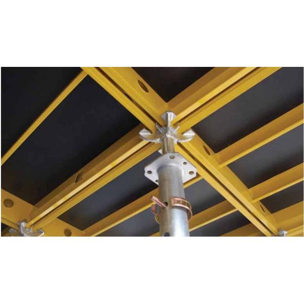 Large Area Aluminum Frame Slab Formwork System Easy Installion For Concrete