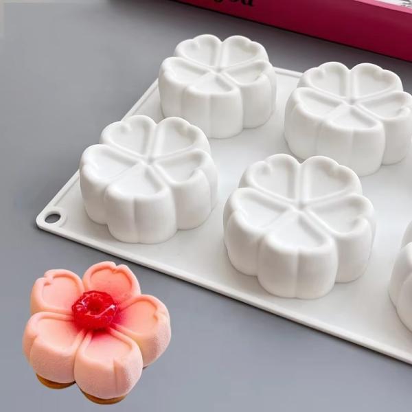 Silicone Chocolate Candy Molds Non-stick Daisy Flower Silicone Baking Mold BPA Free, Gummy Molds Silicone Candy Mold For Chocolate Cake Jelly Pudding Handmade Soap Mould