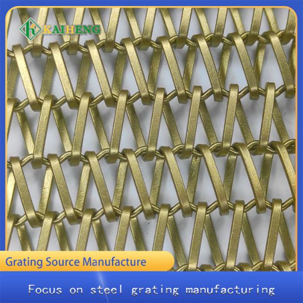 Decorative Partition Diamond Aluminum Curtain Wall Mesh