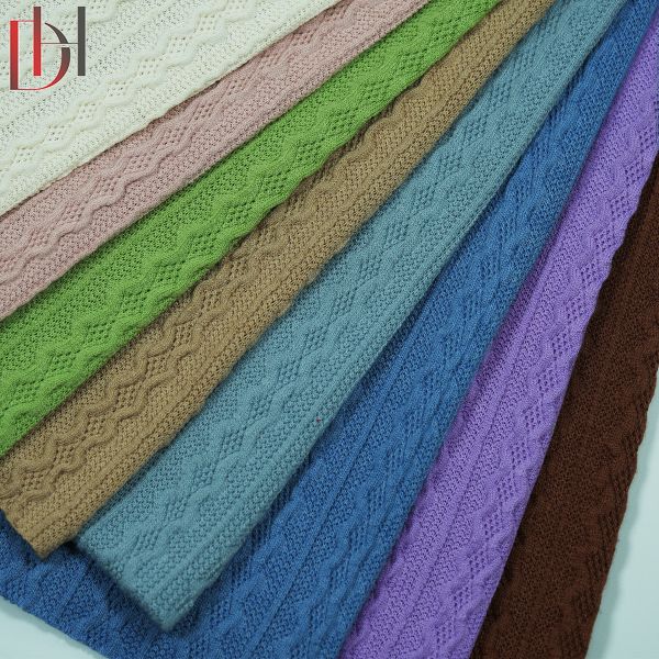 Breathable Jacquard Fabric Anti Static 95 Percent Polyester 5 Percent Spandex Fabric