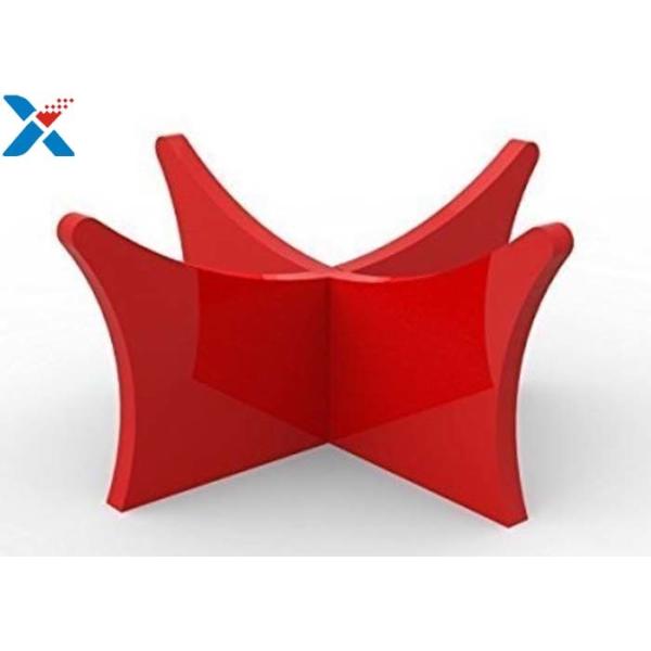 Football / Acrylic Basketball Holder Display , Volleyball  Acrylic Sphere Stands