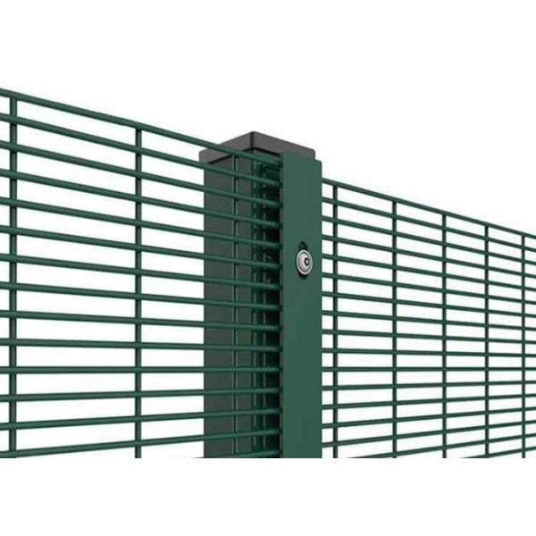 Q195 Steel 2997mm Anti Climb Security Fencing Clearvu Invisible Wall