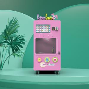 China 110V Automatic Cotton Candy Vending Machine Wireless Cotton Candy Floss Vending Machine on sale