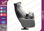 Sound Absorbing Indoor Novel Design Grey Cinema Theater Chairs With PU Molded