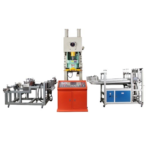 11kw Motor Power Semi Automatic Aluminum Foil Container Making Machine for Brands
