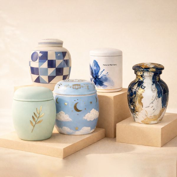 Wholesale Ceramic Cremation Urns Collection for Funeral Professionals