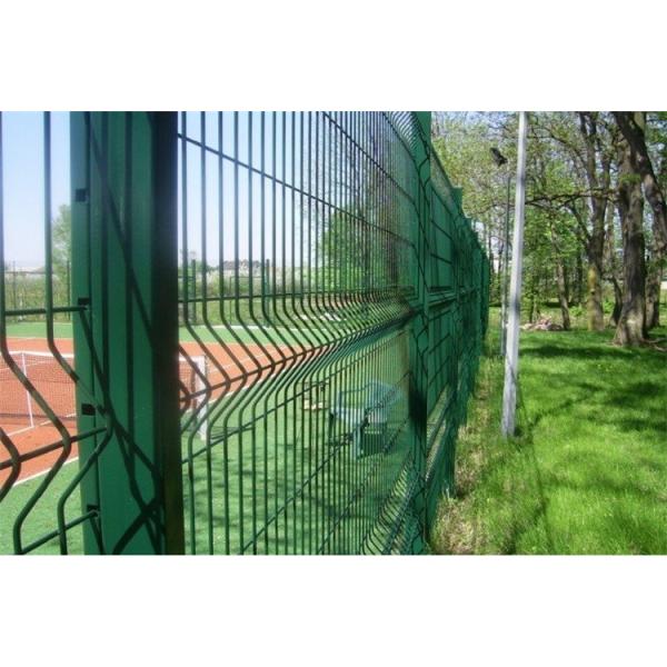 Curved Welded Wire Mesh Fence Panel For Garden With 50x100mm Hole Size