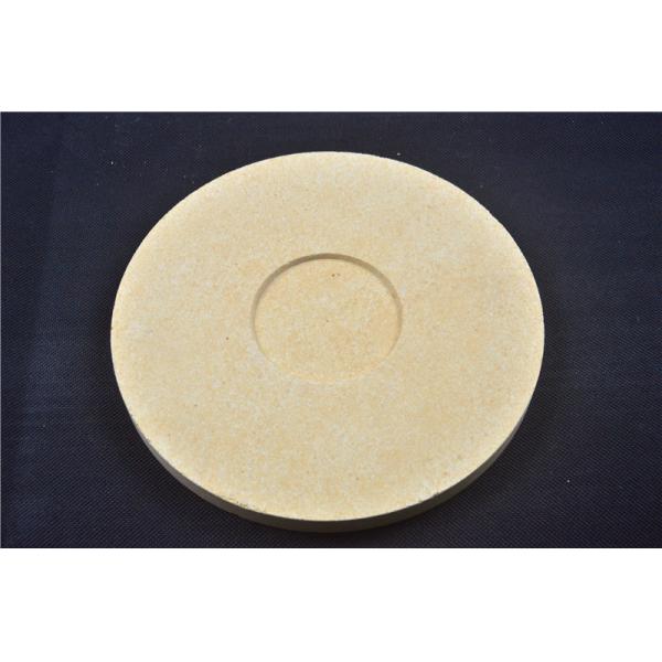Round Cordierite Kiln Furniture , Round Cordierite Baking Stone For Ceramic Insulator