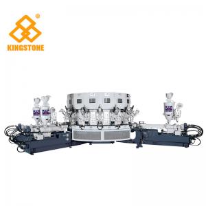 Cheap Automatic Three Colors  PVC Shoes Making Machine For Basketball / Jogging / Casual Shoes for sale