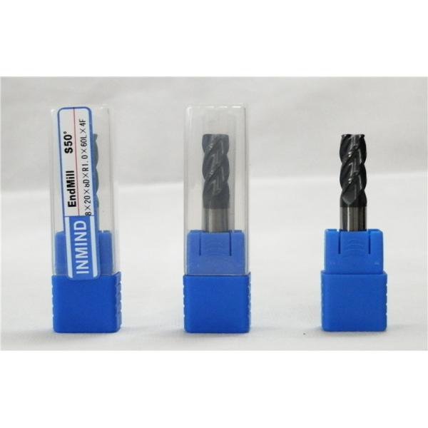 Milling Machine Cutting Tools Radius Cutting Tool , Two Flute / Four Flute End Mill