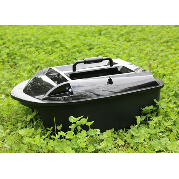 Black catamaran biat boat ABS plastic , carp bait boat lithium battery