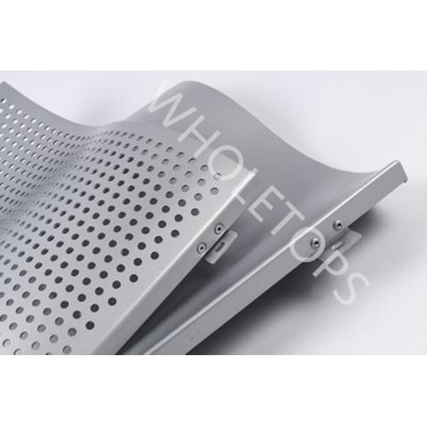 Custom 3D Internal 3.5MM 2.5MM Aluminum Facade Panels For Modern Building