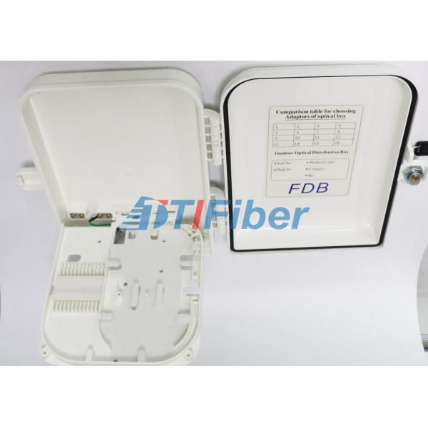 16 Core Fiber Termination Box For FTTX Access System Wall And Pole Mounted Use