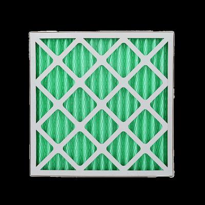 Primary Effciency Paper Frame Folded Panel HVAC Filter Pleated Pre Filter Dust Filter