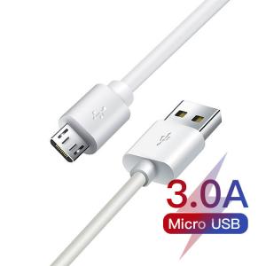 Cheap Non Toxic PVC 3.0A Micro USB Phone Cable Quick Charger for sale
