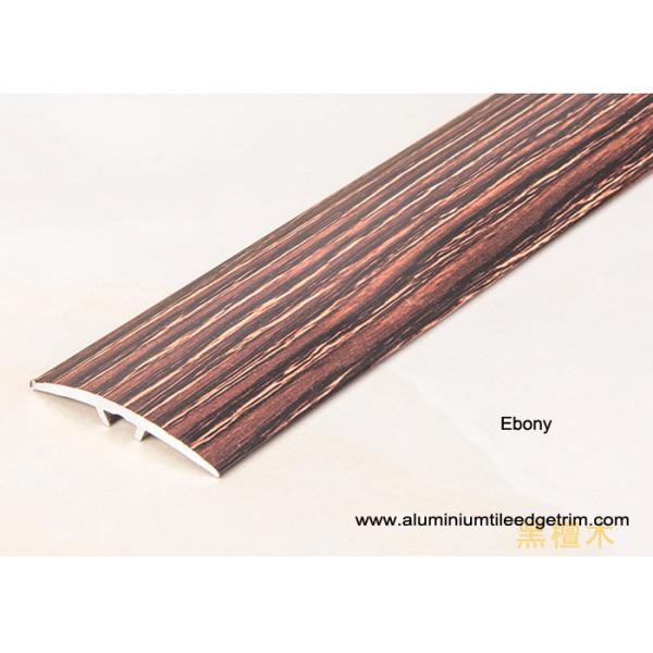 Wood Effect Laminate Floor Metal Edging , Carpet To Wooden Floor Trim