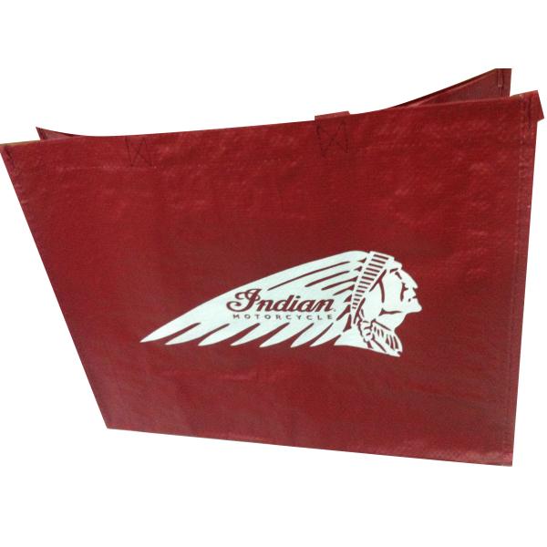 Custom OEM Fashion reusable 130grs PP woven with matte shopping bag In Europe Market