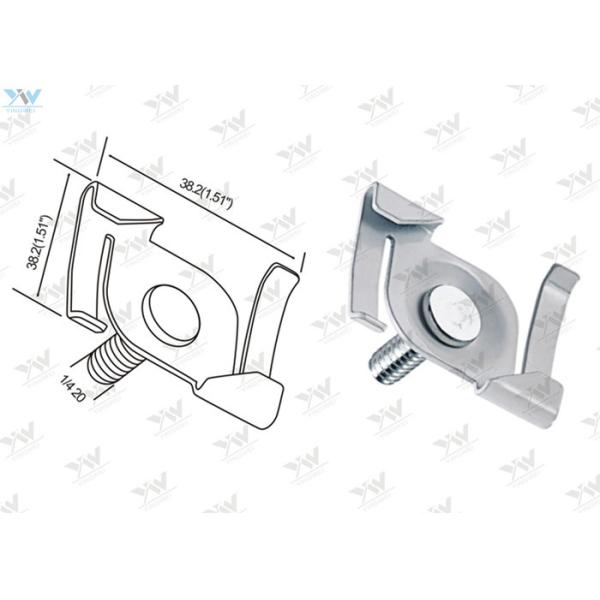 Twist Clip Cable Hanging System 1 /4 - 20 Thread Size White T - Bar Attachment Clip