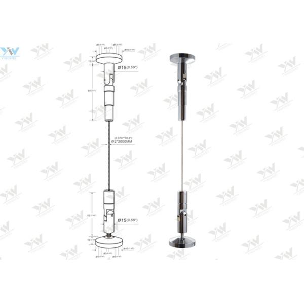 Stainless Steel Wire Art Hanging Systems For Business Window Displays