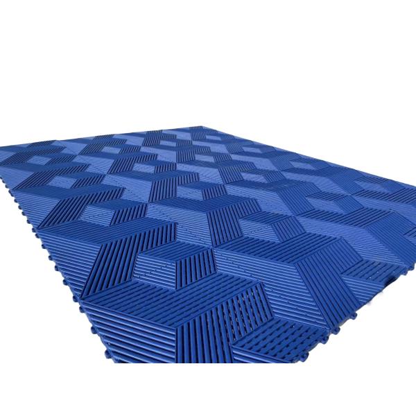 Durable Black 15.75 PP Garage Floor Tile