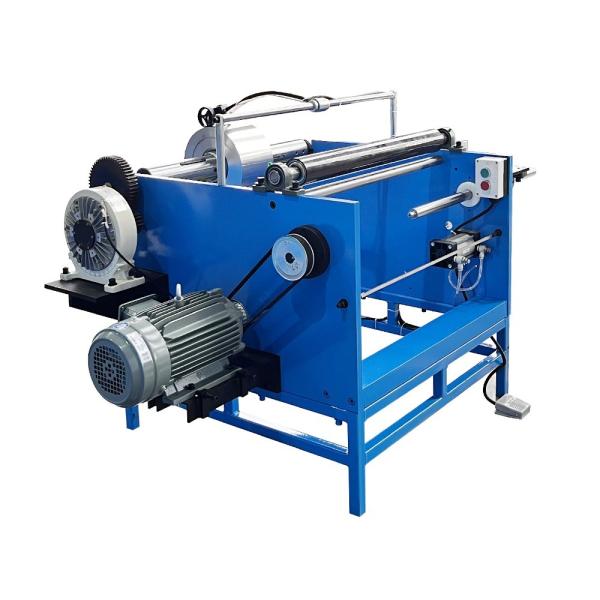 Shisha Aluminum Foil Rolls Manual Rewinding Machine with 0.009 0.065mm Thickness