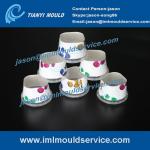 process of thin wall packaging mould, thin wall PP ice cream plastic cups moulds