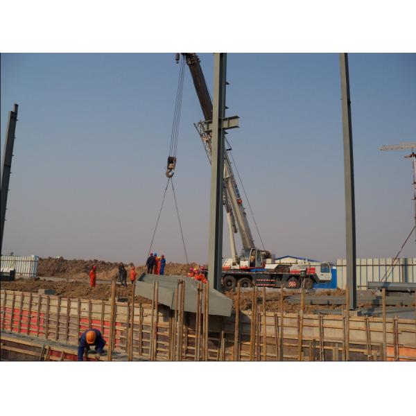 Sandwich Panel Door Light Frame DFT 80um Steel Structure Warehouse